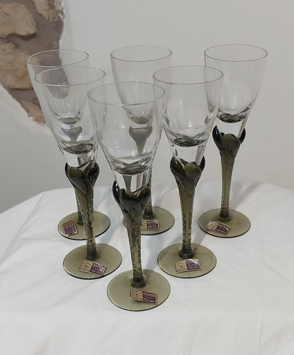 Vintage liqueur glasses - vintage,