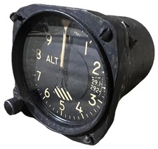Kollsman AN5760-4B Altimeter, Vintage, Used, Cockpit Item, American Aircraft