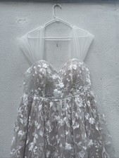 Shein Lace Chiffon Gown Womens