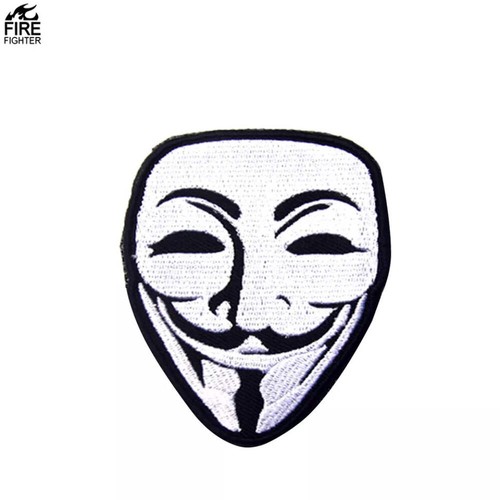 Anonymous mask patch army - patch, navy