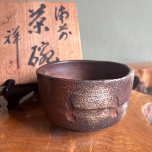 Japanese brown bizen ware - brown,