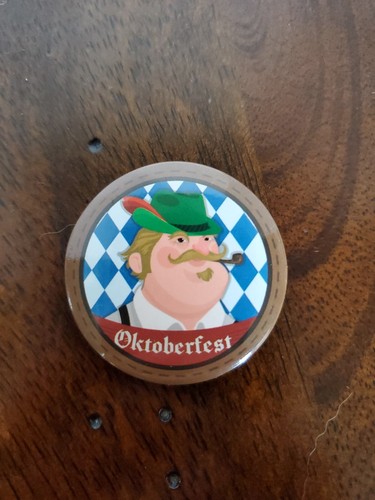 Plastic back oktoberfest pin - oktoberfest,