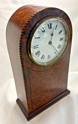 Edwardian burr walnut dome - walnut,