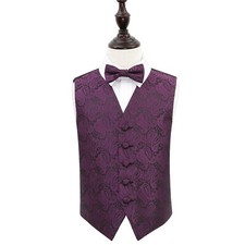 Boys Waistcoat Bow Tie Set