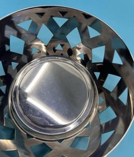 ALESSI King Kong Pierced Diamond BOWL KK18 ITALY INOX 18/10 3 1/2”x 8”