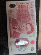 NEW 50 POUND NOTE AC 45 BANK