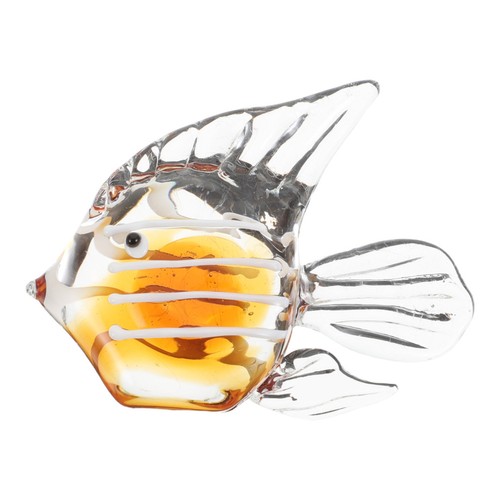 Set reusable glass fish - glass,