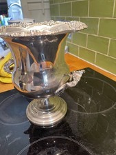 Antique silver/chrome  Plated Champagne Ice Bucket  Made in England