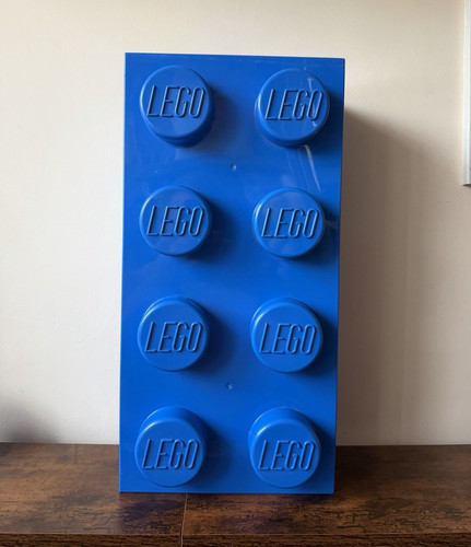 Lego storage brick blue - 8,