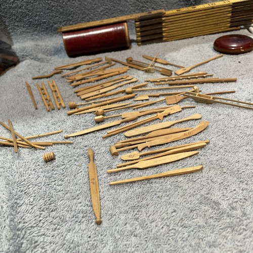 Antique vintage jack straws - /,