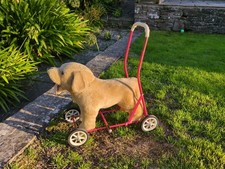 Mulholland & Bailie Push Along Labrador Dog classic children's ride-on toy .Used