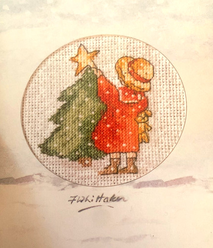 Cross stitch kit dmc - stitch, 14ct