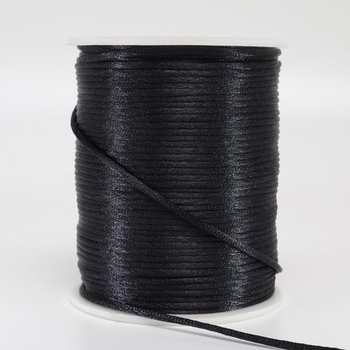 330 feet black satin - 330,