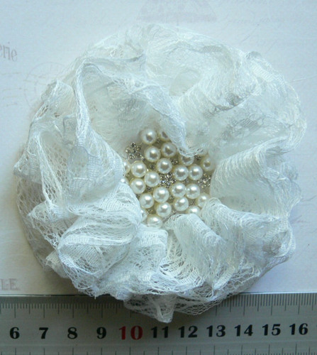 French tulle frilly ivory - french,