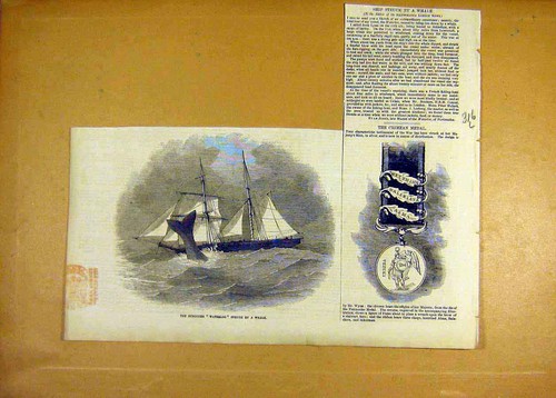 Original old antique - original, print