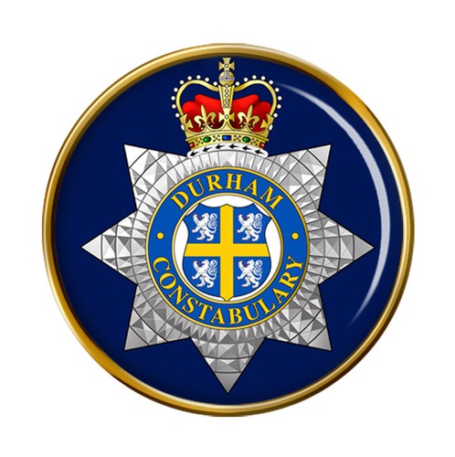 Durham constabulary pin badge - pin,
