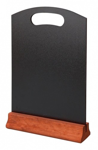 Hand held menu board table - hand,
