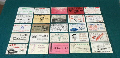 Lot qsl cards - lot,