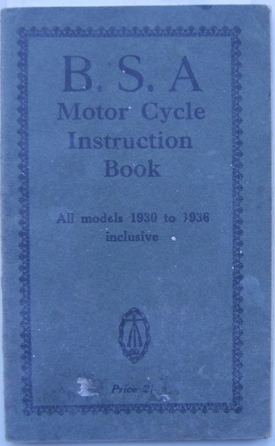 Bsa all models 1930 1936 - all, 1930-1936
