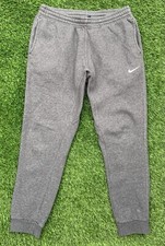 Nike Dark Grey Solo Swoosh Joggers 