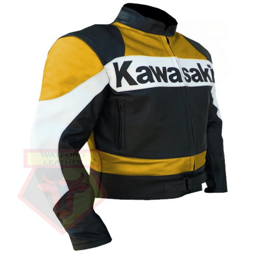 Kawasaki yellow motorbike - yellow,