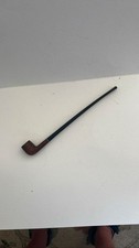 Vintage Churchwarden Long Stem Tobacco Smoking Pipe Wood Briar Estate