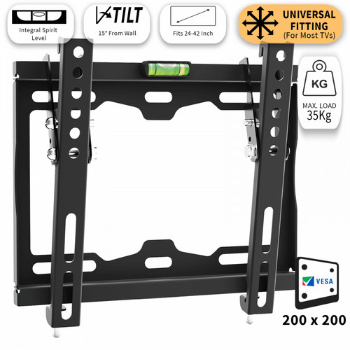 Wall bracket mount - tv, tilt