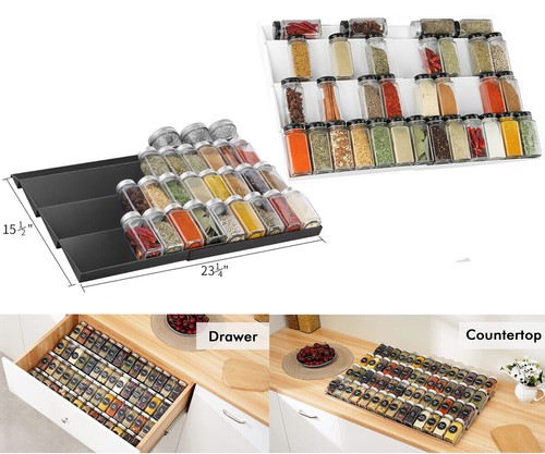 2pcs spice rack drawer - rack,