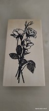 Anita's Long Stem Roses Wood Mounted Rubber Stamp