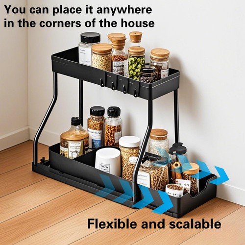 Tier under sink - 2, organizer