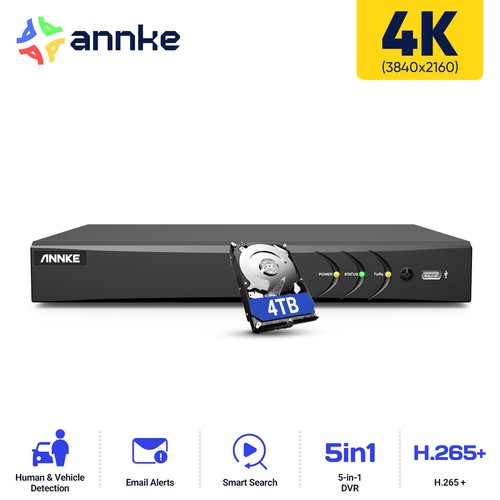 Annke 8ch dvr 8mp - annke, 5in1