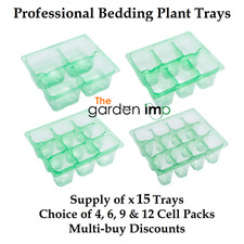 15 x Bedding Plant Trays Multi