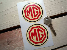 MG Cream round Classic Car