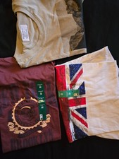 3x Men's T-Shirts Bundle - Primark ,size M,  Cotton, New with tags Union Jack