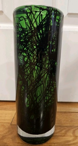 Vtg beranek vase art glass - art,