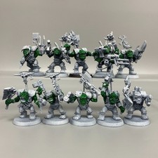 10 ORK NOBZ WARHAMMER 40K 40,000 ORKS SQUAD MOB GAMES WORKSHOP