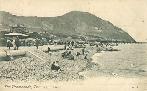 Penmaenmawr vtg postcard wales - vtg,