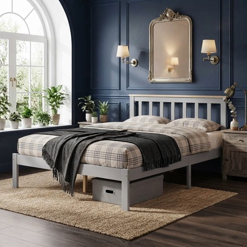 Modern double bed - double, in