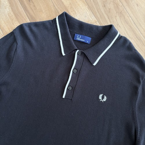Fred perry knitted polo - knitted, shirt