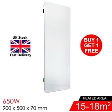 *BOGOF* 650W Black/White Glass