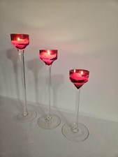 Berry Red Stemmed Tealight