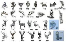 Scottish Pewter Lapel Pin