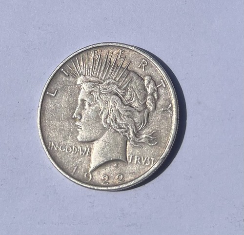 1922 peace silver - silver, dollar