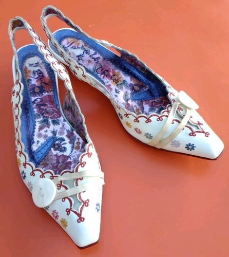 Irregular choice white - irregular, pointy