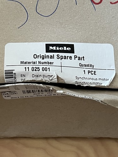 Miele dishwasher drain pump - miele,
