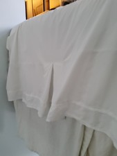 Dorma White Percale 3ft Single Base Vanance Cotton.