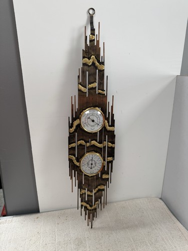 Vintage barometer thermometer - vintage,
