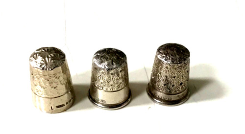 Silver thimble - thimble,