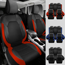 Full Set PVC Leather Car Seat Covers Front Rear Covers For Vw Golf Polo Passat