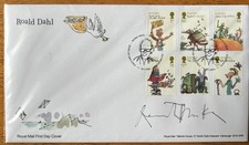 First Day Cover Signed By Quentin Blake Illustrator
